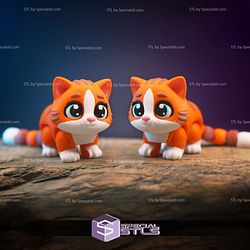 Super Basic STL Ginger Cat Flexi