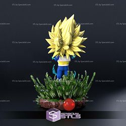 Super Saiyan 3 Vegeta Chibi 3D Printer Files