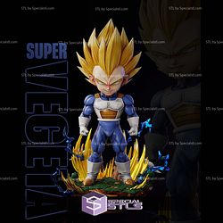 Super Vegeta Diorama Chibi 3D Printer Files