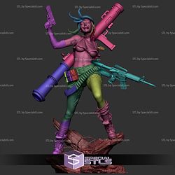 Tank Girl Various Weapon 3D Printer Files