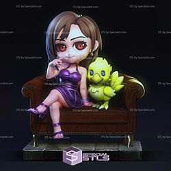 Tifa and Chocobo Chibi 3D Printer Files