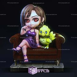 Tifa and Chocobo Chibi 3D Printer Files