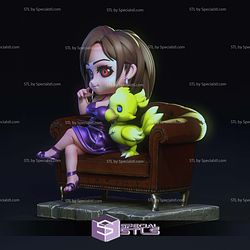 Tifa and Chocobo Chibi 3D Printer Files