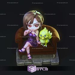 Tifa and Chocobo Chibi 3D Printer Files