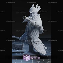 The Hunter Bloodborne Pointing Bust 3D Printer Files
