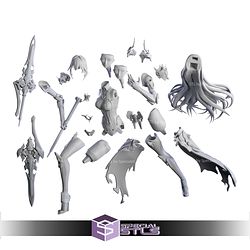 Vera Punishing Gray Raven 3D Printer Files