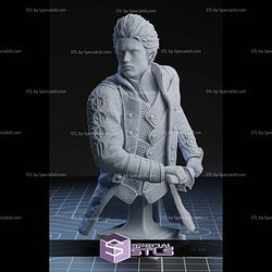 Virgil Devil May Cry 5 Sword Bust 3D Printer Files