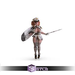 Waifus at Work Police Officer 3D Printer Files