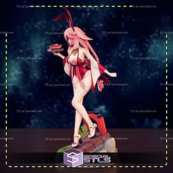 Yae Miko Bunny Serving 3D Printer Files