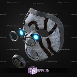 Cosplay STL Files Borderlands 2 Psycho Mask