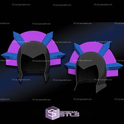 Cosplay STL Files Evil Lyn Helmet