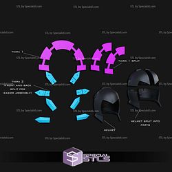 Cosplay STL Files Evil Lyn Helmet