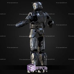 Cosplay STL Files Helldivers 2 A-9 Helljumper Armor