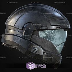 Cosplay STL Files Helldivers 2 A-9 Helljumper Helmet