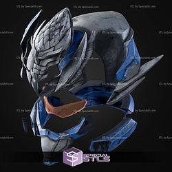 Cosplay STL Files Infinite Hayabusa Helmet