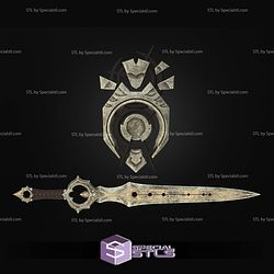 Cosplay STL Files Raidriar Sword and Shield