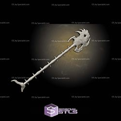 Cosplay STL Files Shinigami Bone Staff