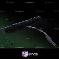 Cosplay STL Files The Batman Baton Functional