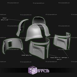 Cosplay STL Files WW2 Boba Fett Helmet
