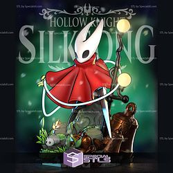 Hornet Hollow Knight Silksong 1-7 3D Printer Files