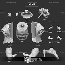 Kuma and Bonney One Piece 3D Printer Files