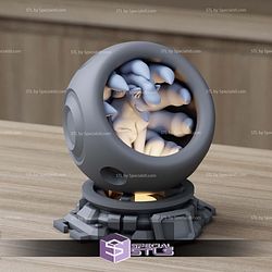 Super Basic Pokemon STL Alolan Ninetales Healing Machine