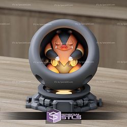 Super Basic Pokemon STL Pignite Healing Machine