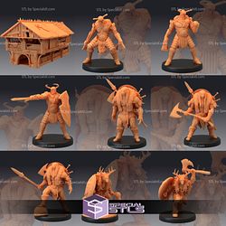 January 2022 Set 41 - Barbarian Winter Epic Miniatures
