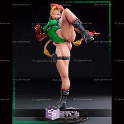 Cammy Street Fighter High Kick 3D Printer Files