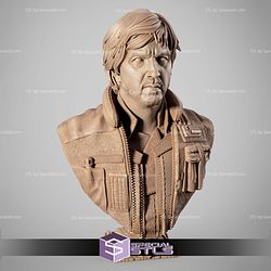 Cassian Andor Portrait Bust 3D Printer Files