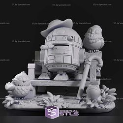 Chibi R2D2 Chill Star Wars 3D Printer Files