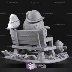 Chibi R2D2 Chill Star Wars 3D Printer Files