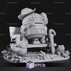 Chibi R2D2 Chill Star Wars 3D Printer Files