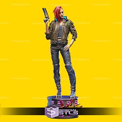 Cyberpunk V with Short Gun 3D Printer Files