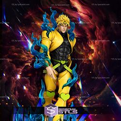 Dio Brando in Flame 3D Printer Files