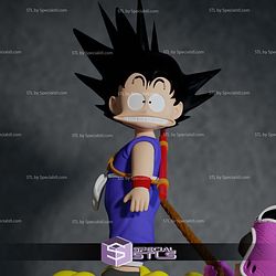 Goku Kid and Chichi Kid 3D Printer Files