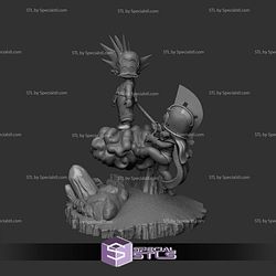 Goku Kid and Chichi Kid 3D Printer Files