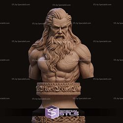 Ivar The Runic Warrior Bust 3D Printer Files