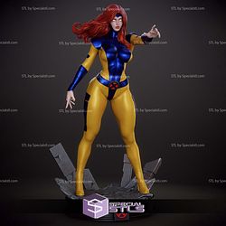 Jean Grey Classic Outfit Thicc 3D Printer Files