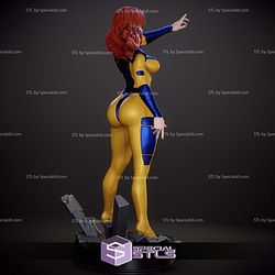 Jean Grey Classic Outfit Thicc 3D Printer Files