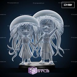 Jellyfish Sisters 110mm 3D Printer Files