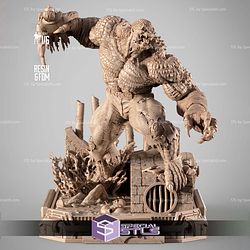 Killer Croc in Action 3D Printer Files