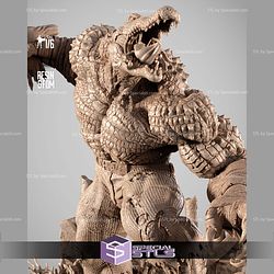 Killer Croc in Action 3D Printer Files