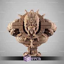 Killer Croc Portrait Bust 3D Printer Files