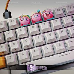 Kirby Keycaps 3D Printer Files