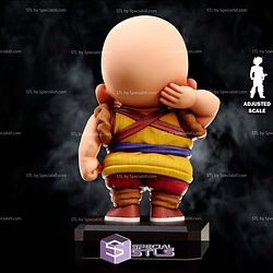 Krillin Childhood Chibi 3D Printer Files