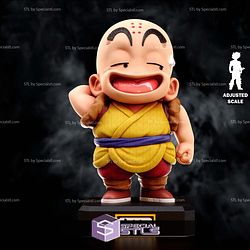Krillin Childhood Chibi 3D Printer Files