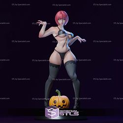 Lady Pumpkin Halloween 3D Printer Files