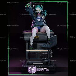 Rebecca Cyberpunk Edgerunners Pink Gun 3D Printer Files