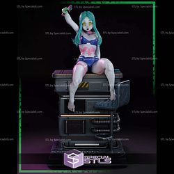 Rebecca Cyberpunk Edgerunners Pink Gun 3D Printer Files